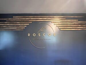 lobby at the Roscoe Boutique Motel